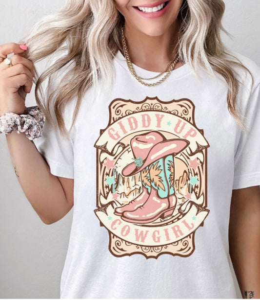 Giddy Up Cowgirl T-Shirt