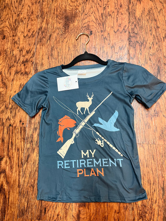 My Retirement plan t-shirt boy