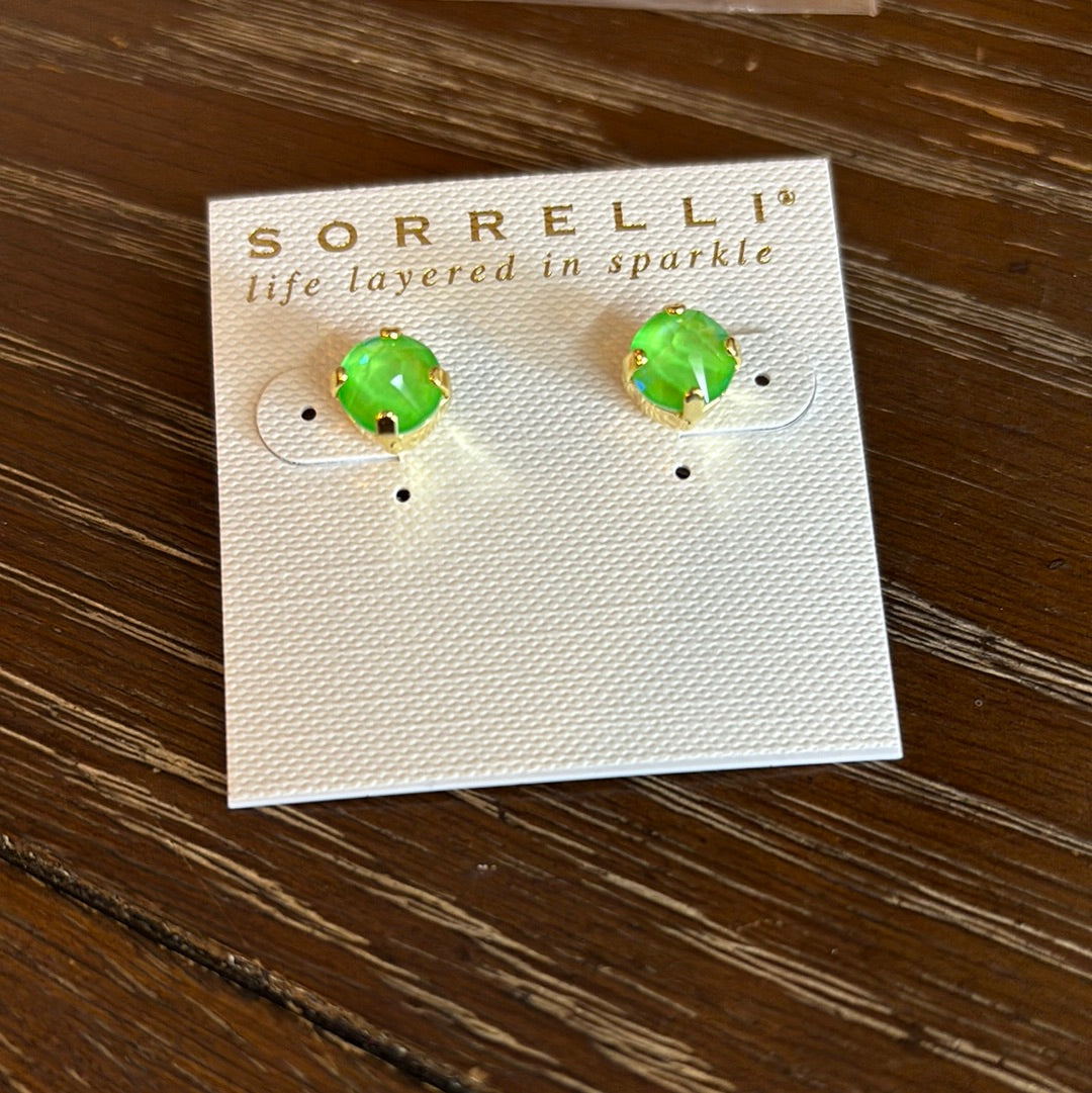 Sorrelli BG/Electric Green Earring small
