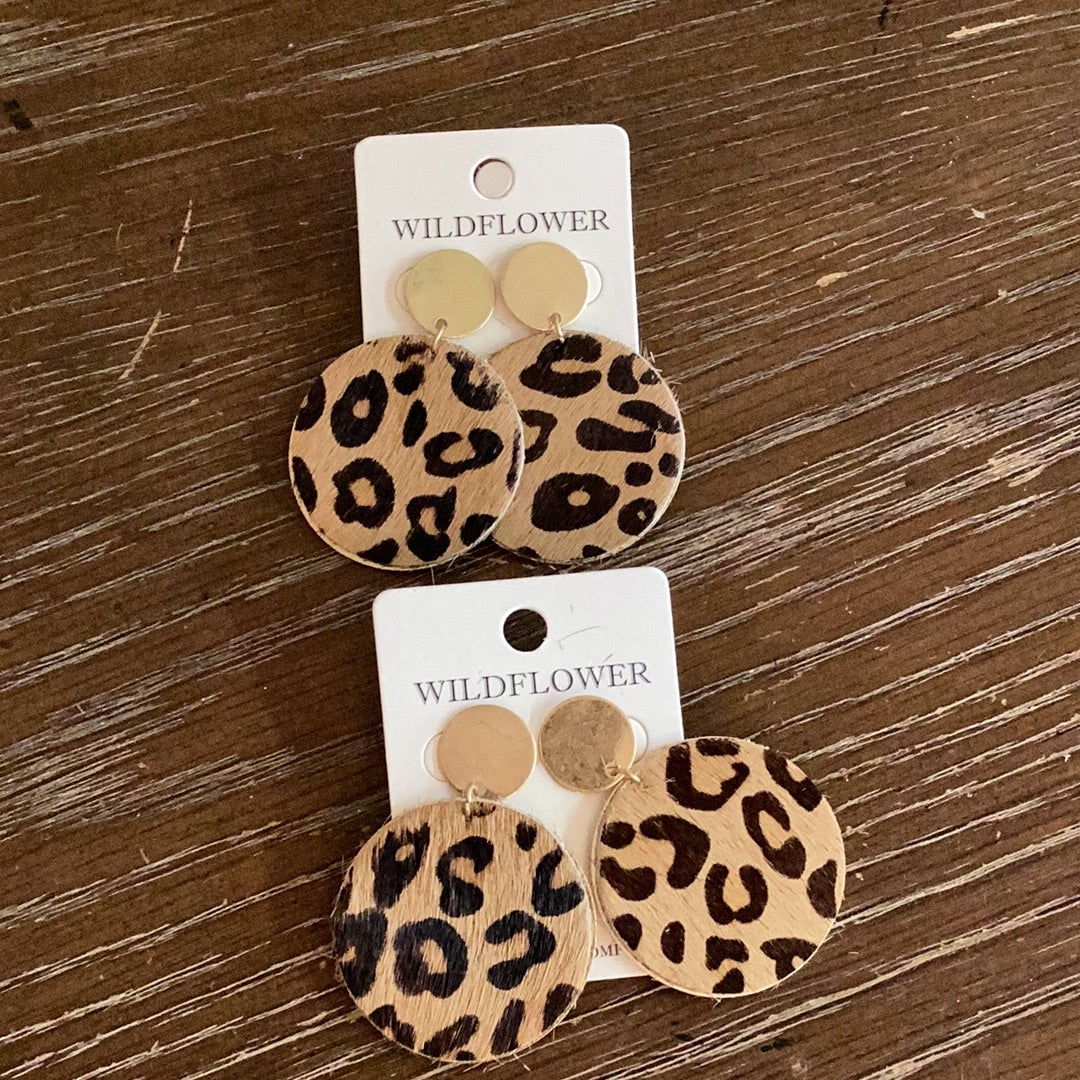 Wildflower matching earrings