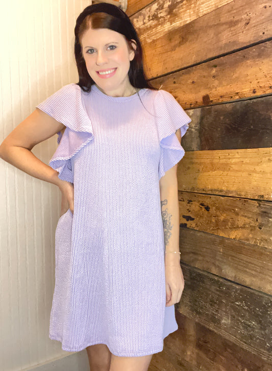 Entro Lavender Mini Dress