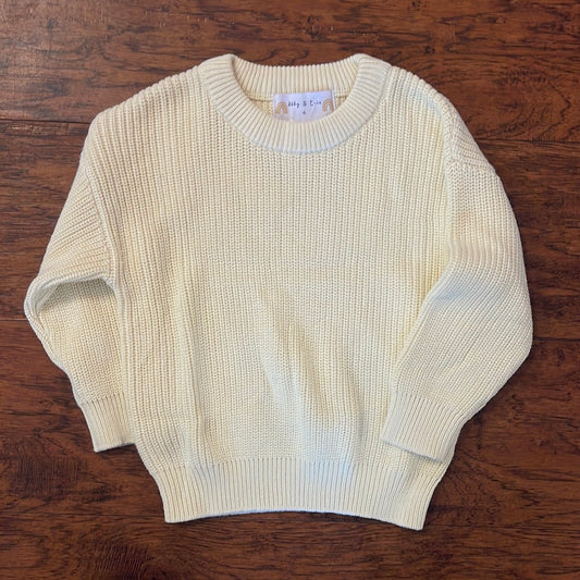 Pullover Sweater in Cream