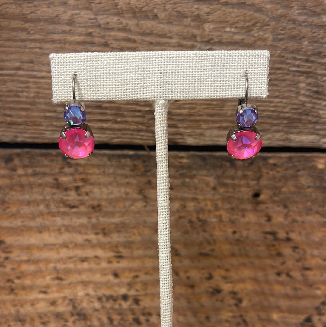 Sorrelli AS Electric Pink Drop Earrings