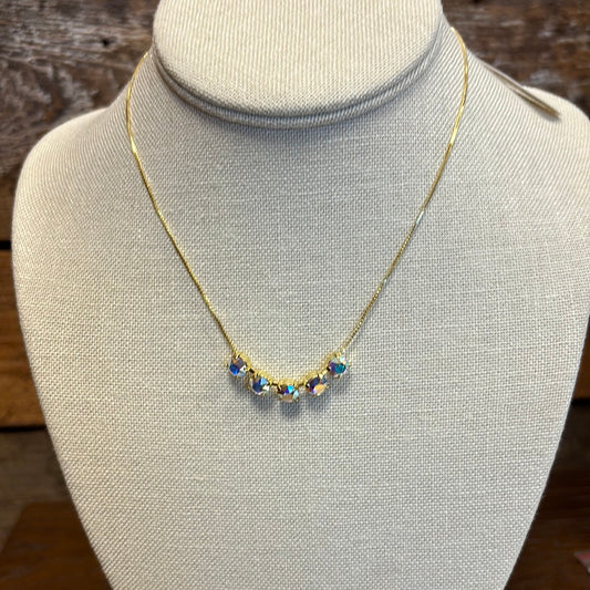 Sorrelli Crystal aurora borealis necklace