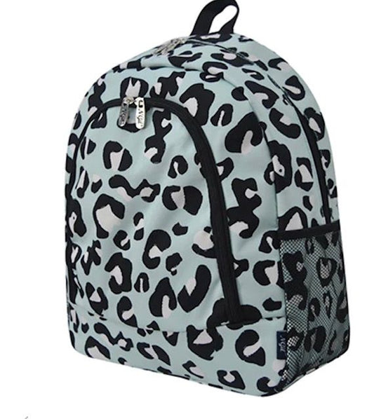 LARGE PERFECT CHEETAH BLUE BACK PACK