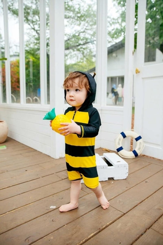 Honeybee Yellow Baby Swimsuit